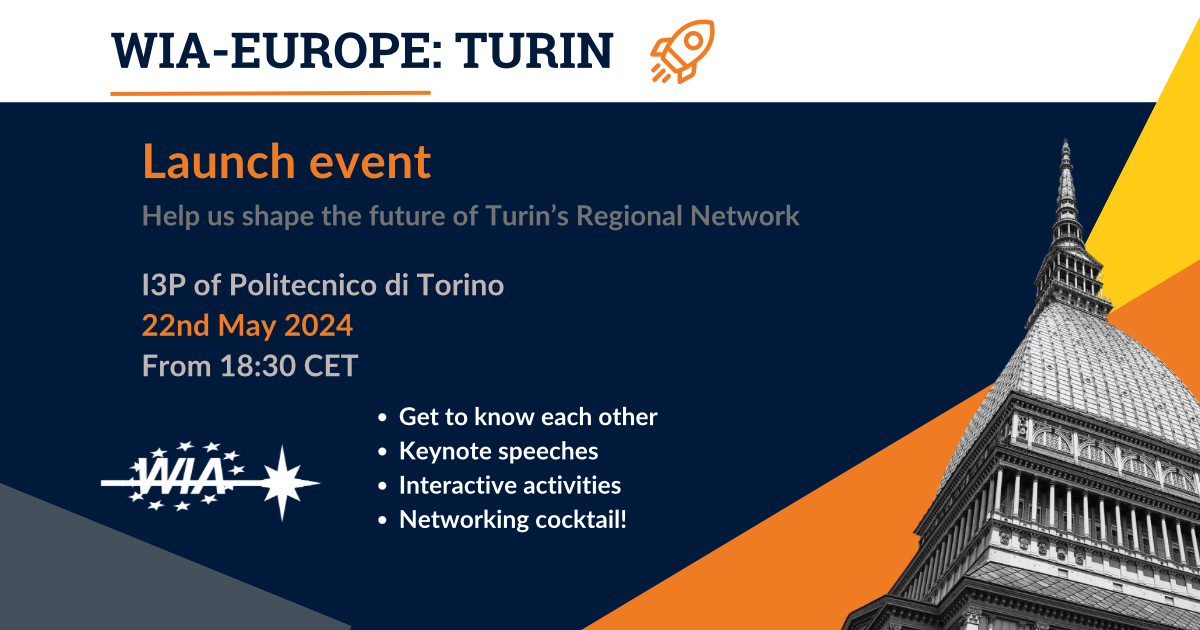 Women in Aerospace Europe (WIA-E) Turin - Launch Event